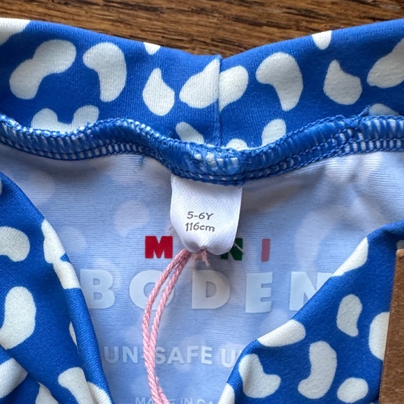 NWT Blue Leopard Print Kids Swim Set - Picture 6 of 6